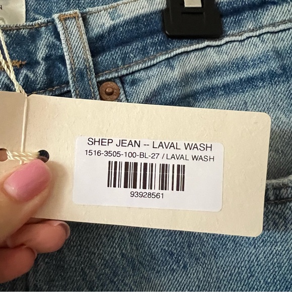 New DOEN SHEP JEANS LAVAL WASH blue size 27 100% cotton - Picture 4 of 6